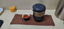 豪祥 轻奢陶瓷旅行茶具套装便携式收纳包车载户外功夫茶杯壶冲泡茶器 文韵（无杯款）简易包装 实拍图