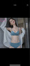 俏曼芬无痕内衣女小胸聚拢调整型无钢圈少女性感收副乳上托防下垂文胸罩 蓝绿色（单件） M 34/75(AB通杯厚约2CM) 实拍图