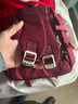 双星（doublestar）书包小学生两件套背包初中生高中学生大学生双肩包电脑包旅行包 红色双肩包带挂件【不带单肩包】 实拍图