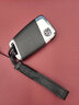 周末先生汽车钥匙扣头层牛皮手包带子个性汽车钥匙圈高档简约时尚防丢定制 KC-黑色1条（双层牛皮） 实拍图