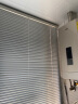 贵品免打孔百叶窗帘办公室卧室浴室厨房卫生间铝合金电动遮阳遮光帘 21丝时尚珠光珍珠白GPL009Z 实拍图
