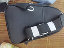 美洲野牛 胸包男真皮男士挎包男背包男运动时尚男包韩版挂包 黑色 竖款 实拍图