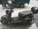 杰帆（JF）新龟王电动车踏板车电动摩托车小龟电摩双人踏板摩托车助力电瓶车 黑色 整车+48V20A电池 实拍图