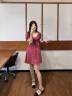卓诗尼玛丽珍鞋女2025年春秋新款法式配裙子小皮鞋子浅口粗跟高跟单鞋女 米/黑 37 实拍图