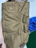 贵迎男士户外宽松休闲工装裤纯棉加肥加大码运动长裤松紧腰直筒肥佬裤 军绿色 XXXL(2尺9-3尺) 实拍图