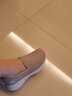 SKECHERS斯凯奇女鞋 GO WALK JOY一脚蹬健步鞋夏季透气网布休闲鞋妈妈鞋 15600/TPE 灰褐色 35 实拍图