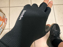 boodun骑行手套半指夏季薄款透气公路车手套XRD减震男女自行车装备长指 黑色【SBR硅胶掌垫+进口超纤】 M（建议掌围 19-21cm） 实拍图