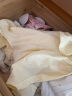 童泰夏季1-18月婴儿宝宝衣服纯棉家居短袖开裆连体衣2件装 黄色 73cm 实拍图