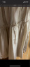 茵曼莱赛尔半身裙2024夏女装新款不规则复古A字通勤小个子中长裙子 浅卡其 S 晒单实拍图