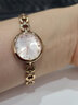 聚利时（Julius）手表女小表盘小巧精致轻奢女表防水手链女士石英表生日礼物送女友 【流沙】小金表 实拍图