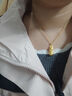 周大生黄金项链绞丝锁骨链素金链经典母亲节礼物 45cm-4.29g 实拍图