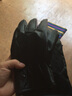 途爽防风骑行长指手套冬季保暖手套通用冬天电动车手套手套 PU皮黑色 实拍图