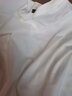 古泽鲨（GUZESHA）新款小圆领港风宽松纯棉纯色短袖打底衫T恤白色体恤半袖多色衣服 白色 S（80-110斤） 实拍图