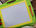 琪趣 儿童画板彩色磁性超大号写字板宝宝笔涂鸦板婴幼儿1-2-3岁早教玩具学习绘画玩具 44X36CM加厚款绿色8888A 官方标配 晒单实拍图