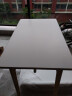 席豪 实木书桌简约家用学生电脑桌写字桌桌子卧室办公桌学习桌简易原木 白色书桌0.8米 实拍图