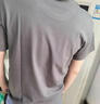 啄木鸟t恤男短袖潮流纯棉上衣服新款半袖体恤男士加大码衣服男 AT005灰色+AT004白色 XL 实拍图
