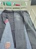 濮仕豪【两条装】秋冬季牛仔裤男 微弹微修身潮流时尚直筒休闲百搭长裤 GS-607灰色+139灰色 29码【（2尺2）体重100-110斤】 实拍图