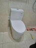 惠达（HUIDA）马桶喷射虹吸式防溅静音座便器抽水马桶坐厕连体式坐便器6218 6298/400坑距(脲醛纤薄盖板) 实拍图