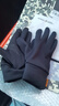 龙牙2024龙牙秋冬户外保暖手套运动骑行轻便舒适防风手套 黑色 S 实拍图