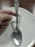 唐宗筷不锈钢西餐勺勺子20.5CM餐具套装欧式高档复古西餐银色TC41-7385X 实拍图