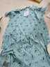 芊之雅（QIANZHIYA）睡衣女式纯棉春夏天短袖七分裤居家服中年套装休闲全棉夏款家居服 QZC-248604# 女XL/170 实拍图