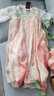 罗蒙女童汉服新中式端午款儿童明制中国风连衣裙演出服 桃色襦裙 120 实拍图