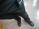 Daft春秋季新款男士修身小脚休闲西裤 白领工作装免烫西裤伴郎职业装男式西服裤子 K256黑色 31相当于2尺4修身偏小 实拍图