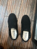 回力一脚蹬男鞋老北京布鞋子男士冬季加绒帆布鞋运动休闲懒人工作板鞋 黑白0766 40 实拍图