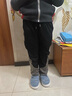 莱蓓怡秋冬季加绒加厚休闲裤男青少年学生韩版潮流宽松加大码休闲裤男士大码运动束脚裤哈伦裤男 黑色 (加绒款) L 95-110斤 实拍图