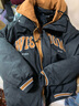 NASAGOODNASA官方羽绒服男士短款外套冬季易穿搭潮牌衣服假两件棒球服男装 NASA11白色 3XL （建议160-180斤） 实拍图