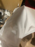 嘉晔长袖t恤男日常休闲百搭纯色圆领T恤春秋修身打底衫 白色 3XL 实拍图