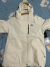 伯希和（Pelliot）【经典2.0山野】冲锋衣三合一男女秋冬户外防水防风保暖外套夹克 【女款】暖日白 | 两件套/四季款 XL 女 126-135斤 男153-169 实拍图