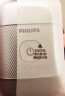 飞利浦（PHILIPS）电动剃须刀鹅卵石便携式刮胡刀 0.0微米净剃黄金比例 生日礼物 送男友送老公 冰川银 实拍图