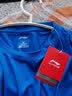 李宁（LI-NING） 运动服男女新款羽毛球服T恤短袖速干短裤春夏季乒羽网服 男款蓝色上衣 M 实拍图