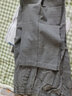 老爷车夏天中老年男高腰棉麻宽松休闲裤爸爸直筒裤薄款爷爷透气长裤子 深灰 XL (建议90-125斤) 实拍图