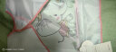 贝肽斯围兜婴儿吃饭防水防脏短袖夏季儿童饭兜罩衣男女宝宝反穿衣 蔓拉菲小象 L码（2-4岁 适合身高85-100cm） 实拍图