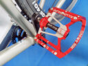 西骑者（West Biking）三培林自行车脚踏板铝合金山地车通用轴承脚蹬公路单车配件 红色 实拍图