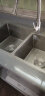 奥克斯304不锈钢厨房洗菜盆双槽一体盆 厨房水槽双槽洗碗槽水池盆 C套餐-配冷热抽拉龙头 纳米双槽-78*43CM 晒单实拍图