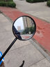 盼缘电瓶自行车反光镜电动车后视镜子雅迪爱玛台铃通用倒后倒车小圆镜 N1圆形后视镜+底座一对 实拍图