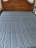 曼克顿（MANKEDUN）新疆棉花床垫1.5x2米1.8软垫家用床褥垫记忆棉宿舍大学生褥子租房 蓝小格-约4.5cm厚 180*200cm 实拍图