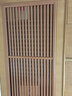 正圣2个起拍】暖气罩遮挡板定做格栅装饰网铁艺百叶老式暖气片防尘罩 【红榉木色-仿木纹】洞口尺寸：60 X 120cm 实拍图