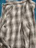 卡帝乐鳄鱼（CARTELO）长袖衬衫男春秋季休闲衬衣男士格子条纹打底衫男装衣服 白色 XL 晒单实拍图