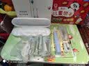佳禾美（JIAHEMEI） 儿童电动牙刷声波充电全自动3-6-12岁小孩女生学生男女童洁牙神器声波智能清洁牙刷儿童生日礼物 小猪壮壮蓝色1支装（共8支刷头+收纳盒） 实拍图