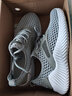欧酷德夏季透气轻薄网面镂空运动休闲鞋男夏天男士单网眼大网孔网状鞋子 灰色 42 实拍图