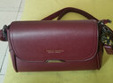 晶轼包包妈妈款2025冬季软皮中老年背包斜挎包40-50岁大气单肩女挎包 酒红 实拍图