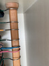 橱饰美（CHOOSE ME）榉木挂衣杆柜内挂衣服杆子衣橱实木木质衣架杆横杆衣柜衣通杆固定 清漆榉木100cm以内+1.5cm底座 实拍图