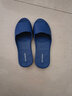 步术BUOOUNSU中国台湾进口鱼嘴防撞儿童亲子拖鞋男女四季防滑轻便柔软 宝石蓝 25 CM鞋约长(M适合36-38穿） 实拍图