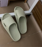 始丰拖鞋女男夏天浴室防滑情侣居家夏季室内EVA软底静音家居凉拖鞋男 鸭蛋绿 36-37 【适合35-36码】 实拍图