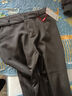 啄木鸟（TUCANO）加绒加厚直筒裤女秋冬2025新款女士裤子休闲工作女裤冬季保暖西裤 黑色 直筒裤 加绒 3XL 建议125-135斤 实拍图