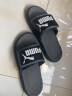 彪马（PUMA）官方拖鞋夏季情侣鞋运动户外沙滩拖鞋ROYALCAT COMFORT372280 黑色-石灰色-白 01 39 实拍图